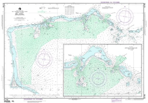 NGA Chart - Mili Atoll Marshall Islands - 81796