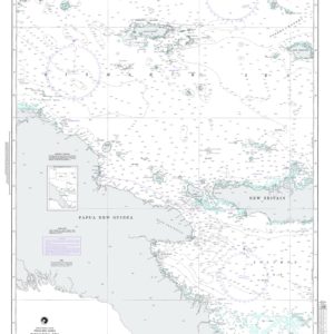 NGA Chart - Bismarck Sea and Solomon Sea - 82005