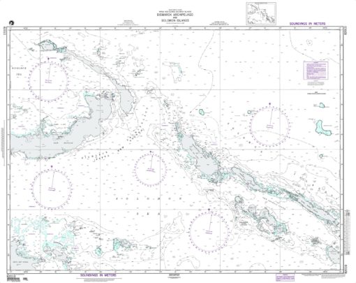 NGA Chart - Bismarck Archipelago and Solomon Islands - 82010