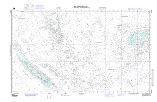 NGA Chart - New Caledonia to Fiji and Vanuatu (New Hebrides) (OMEGA) - 82030