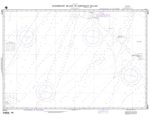 NGA Chart - Enderbury Island (Phoenix Islands) to Christmas Island (OMEGA) - 83015