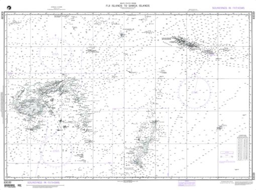 NGA Chart - Fiji Islands to Samoa Islands - 83039