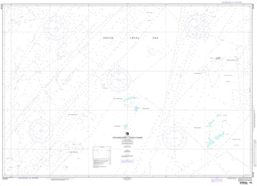 NGA Chart - Vanguard Bank To Spratly Island - 93049