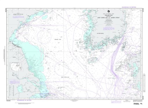 NGA Chart - Yellow Sea including the East China Sea and Korea Strait - 94028