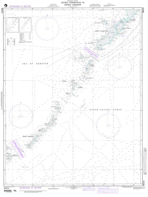 NGA Chart - Ostrov Paramushir to Ostrov Simushir - 96024