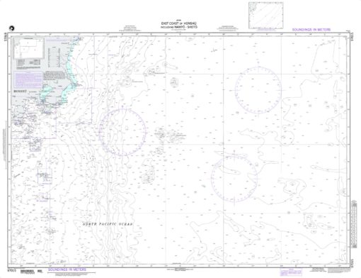 NGA Chart - East Coast of Honshu including Nampo Shoto - 97015