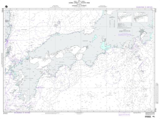 NGA Chart - Honshu: Korea Strait to Tokyo-Wan - 97021