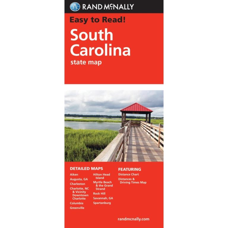 Rand Mcnally - South Carolina, Easy to Read - Folding Travel Map - Image 2