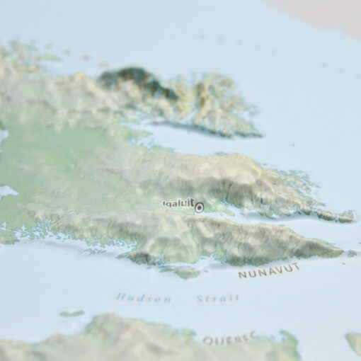 Canada Raised Relief Map by Hubbard Scientific - Image 2