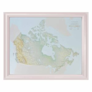Canada Raised Relief Map by Hubbard Scientific