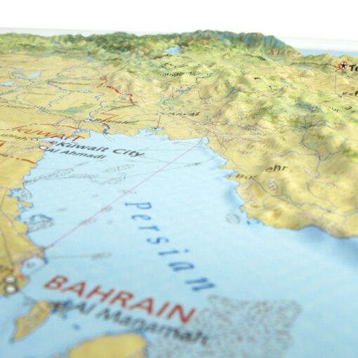 Middle East Raised Relief Map by Hubbard Scientific - Image 4