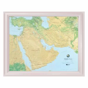 Middle East Raised Relief Map by Hubbard Scientific