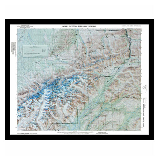Denali National Park Raised Relief Map by Hubbard Scientific - Image 6
