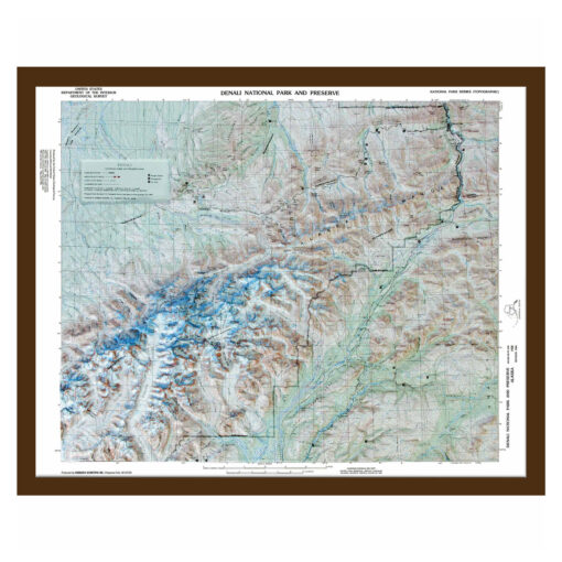 Denali National Park Raised Relief Map by Hubbard Scientific - Image 7