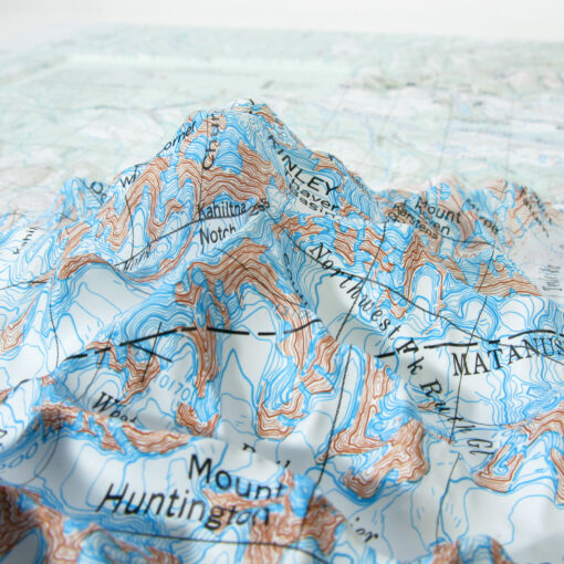 Denali National Park Raised Relief Map by Hubbard Scientific - Image 3