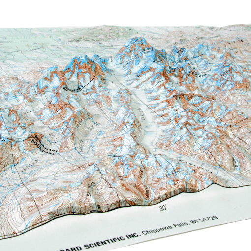 Denali National Park Raised Relief Map by Hubbard Scientific - Image 4
