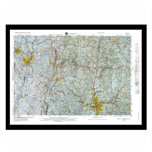 Albany, NY Regional Raised Relief Map by Hubbard Scientific - Image 7