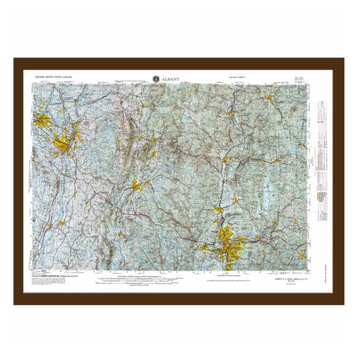 Albany, NY Regional Raised Relief Map by Hubbard Scientific - Image 6