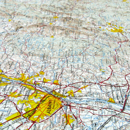 Albany, NY Regional Raised Relief Map by Hubbard Scientific - Image 2