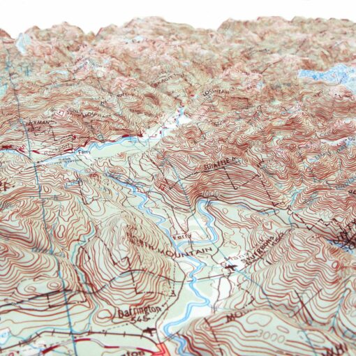 Concrete, WA Regional Raised Relief Map by Hubbard Scientific - Image 3