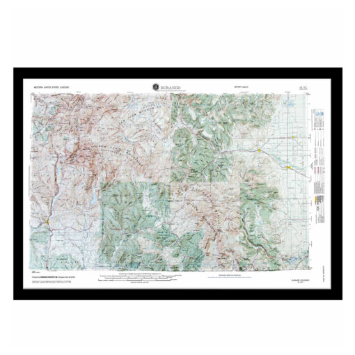 Durango, CO Regional Raised Relief Map by Hubbard Scientific - Image 7