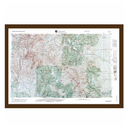 Durango, CO Regional Raised Relief Map by Hubbard Scientific - Image 6
