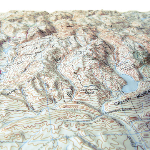Durango, CO Regional Raised Relief Map by Hubbard Scientific - Image 2