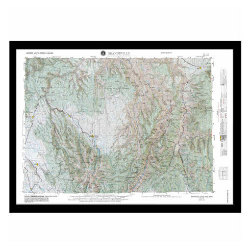 Grangeville, ID Regional Raised Relief Map by Hubbard Scientific - Image 7