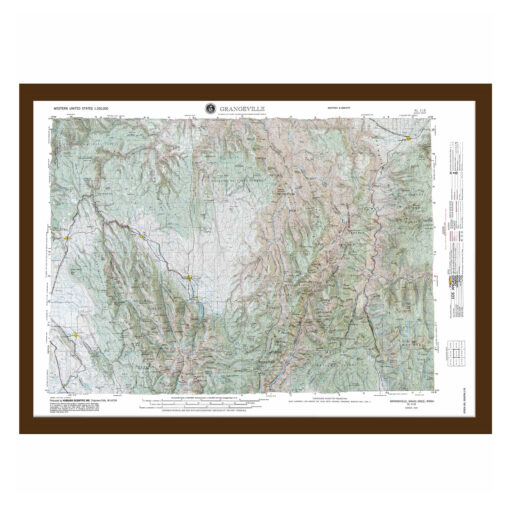 Grangeville, ID Regional Raised Relief Map by Hubbard Scientific - Image 6