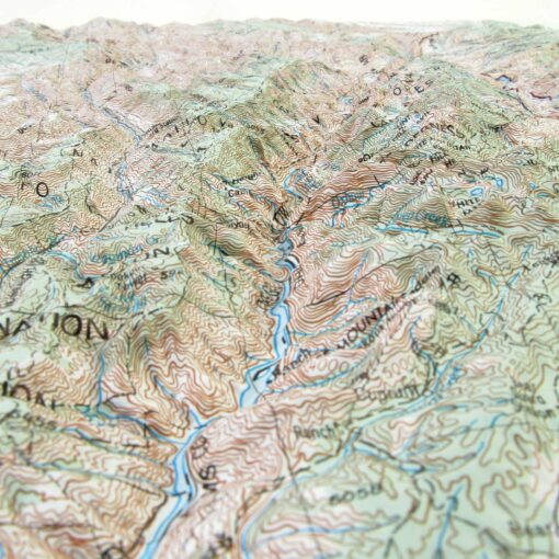 Grangeville, ID Regional Raised Relief Map by Hubbard Scientific - Image 2