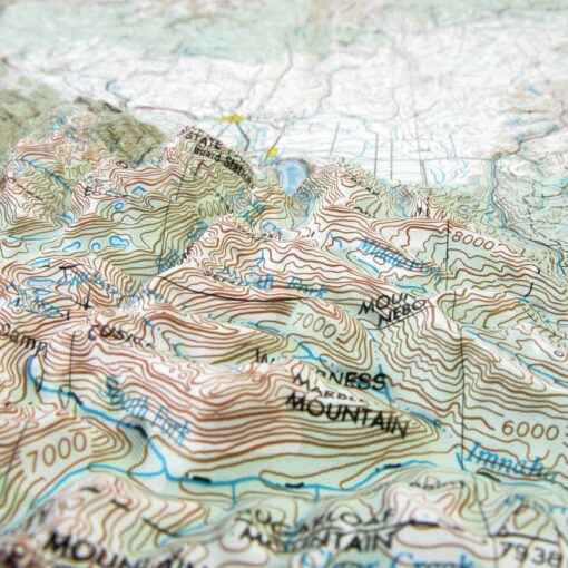 Grangeville, ID Regional Raised Relief Map by Hubbard Scientific - Image 3