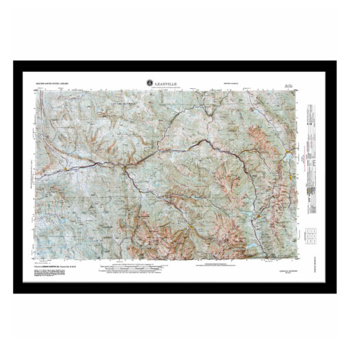 Leadville, CO Regional Raised Relief Map by Hubbard Scientific - Image 7