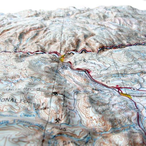 Leadville, CO Regional Raised Relief Map by Hubbard Scientific - Image 2
