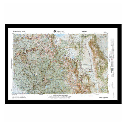 Mariposa, CA Regional Raised Relief Map by Hubbard Scientific - Image 7