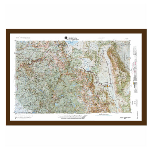 Mariposa, CA Regional Raised Relief Map by Hubbard Scientific - Image 6