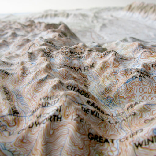 Mariposa, CA Regional Raised Relief Map by Hubbard Scientific - Image 4