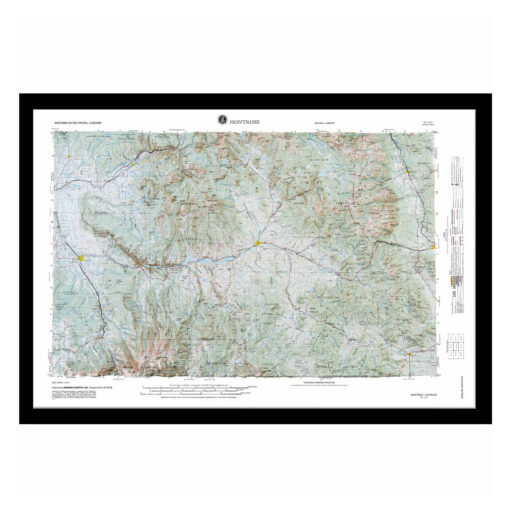 Montrose, CO Regional Raised Relief Map by Hubbard Scientific - Image 7