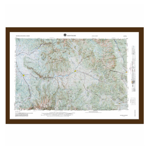 Montrose, CO Regional Raised Relief Map by Hubbard Scientific - Image 6