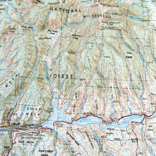 Montrose, CO Regional Raised Relief Map by Hubbard Scientific - Image 2