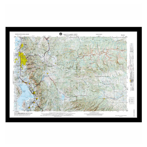 Salt Lake City, UT Regional Raised Relief Map by Hubbard Scientific - Image 7