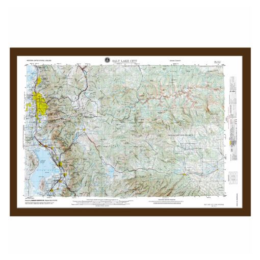 Salt Lake City, UT Regional Raised Relief Map by Hubbard Scientific - Image 6