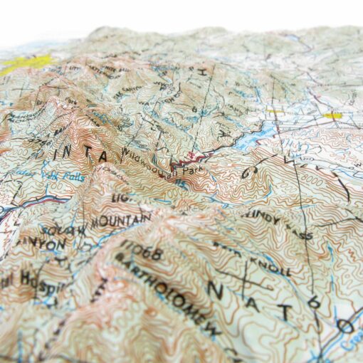 Salt Lake City, UT Regional Raised Relief Map by Hubbard Scientific - Image 3