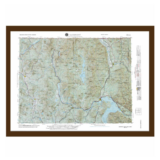 Sandpoint, ID Regional Raised Relief Map by Hubbard Scientific - Image 6