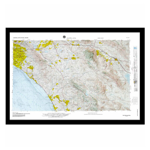 Santa Ana, CA Raised Relief Map by Hubbard Scientific - Image 7