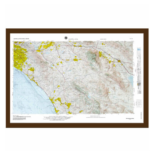 Santa Ana, CA Raised Relief Map by Hubbard Scientific - Image 6