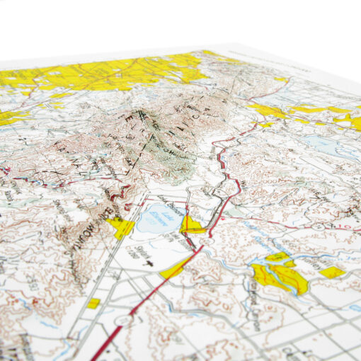Santa Ana, CA Raised Relief Map by Hubbard Scientific - Image 2