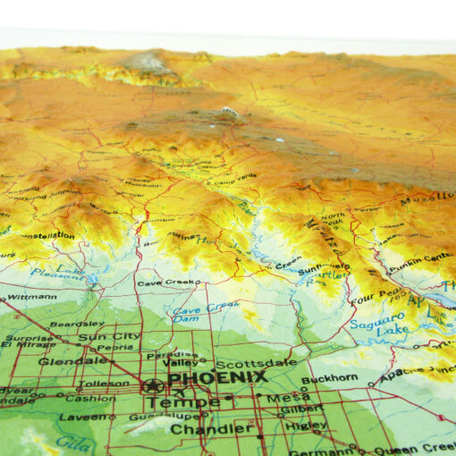 Arizona Raised Relief Map by Hubbard Scientific - Image 3