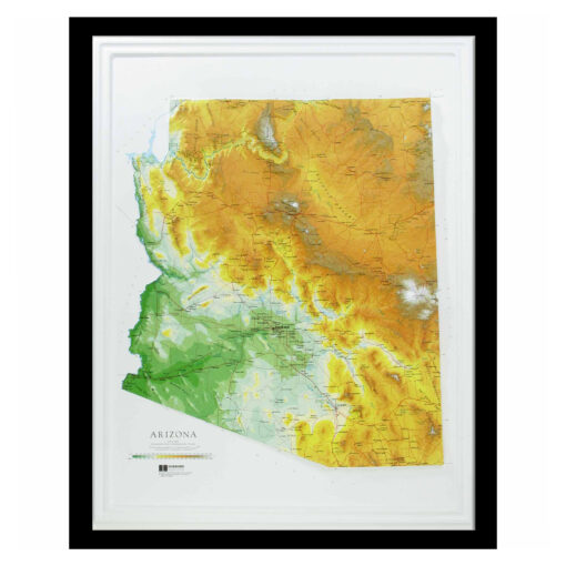 Arizona Raised Relief Map by Hubbard Scientific - Image 7