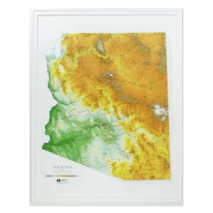 Arizona Raised Relief Map by Hubbard Scientific