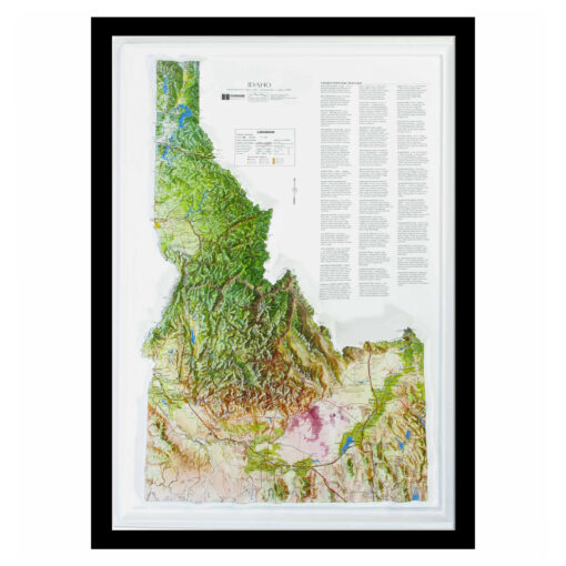 Idaho NCR Series Raised Relief Map by Hubbard Scientific - Image 7
